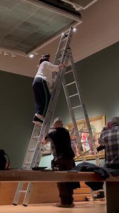 Go behind-the-scenes with Senior Curator of Art, Anne Stewart, and the rest of the team at the Ulster Museum, and see how much work goes into mounting a painting like The Nativity. Watch the full video here → bit.ly/41NKjT5 #UlsterMuseum #TheNativity #Peruzzi #BaldassarrePeruzzi #HighRenaissance #HighRenaissanceArt | Ulster Museum, Belfast