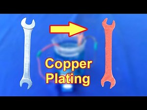Electroplating of Copper I How to apply copper coat on metal | Copper plating at home