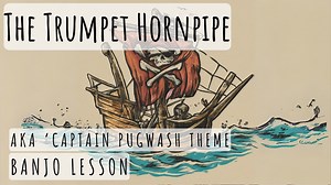 The Trumpet Hornpipe (AKA Captain Pugwash Theme) is a traditional Irish hornpipe in the key of G (standard tuning). There are 2 parts to this up-tempo tune and it is suited to the advancing intermediate picker. Featuring the hornpipe feel, single-string, melodic and some great triplets that are a real feature of the tune. There are some challenges in performing this arrangement, but we’ll break it down together in the lesson. Full lesson & tab: https://pickinlessons.com/the-trumpet-hornpipe-banj