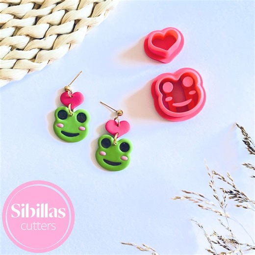 Frog Polymer Clay Cutter: Summer Cutter Set With Sharp Edges - Etsy