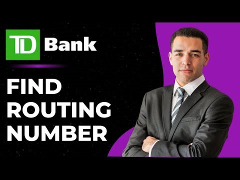 How To Find Routing Number on TD Bank App