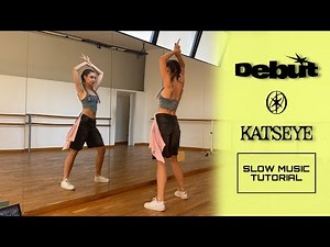 KATSEYE - DEBUT Dance tutorial | SLOW MUSIC & MIRRORED