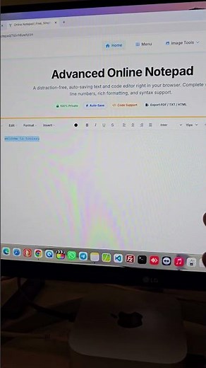 Best Free Online Notepad Tool 🔥 Advanced Note Taking in Your Browser #shorts