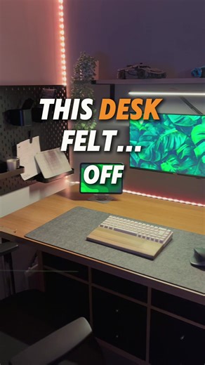 Worth it or not? 🤔 Changes the whole set vibe 💡✨ #gamingsetup #deskupgrade #desksetup #monitor #techtok