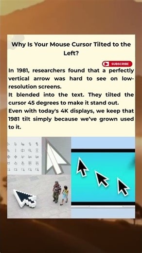 Why Is Your Mouse Cursor Tilted to the Left?