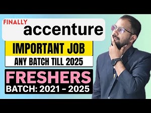 Finally Accenture Associate Software Engineer Hiring Announced For Freshers | Any Batch till 2025