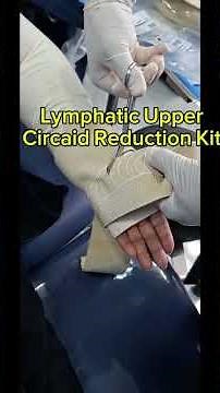 Circaid upper arm reduction kit application #lymphaticdrainage #lymphedema #compression #care