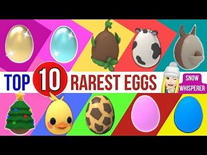 TOP 10 Rarest Eggs Trading Value list - Adopt Me, Roblox! Updated 2022!