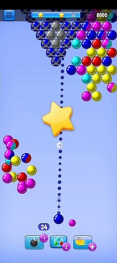 Insane Bubble Shooter Combo! 🎯 Satisfying Gameplay #shorts