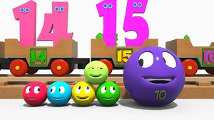 Learning numbers from 1 to 20 - Cartoon for toddlers with Tino