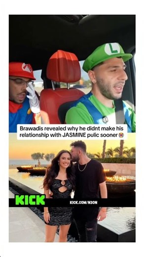 Brawadis revealed why he didnt make his relationship with JASMINE pulic sooner #n3on #viral #fyp