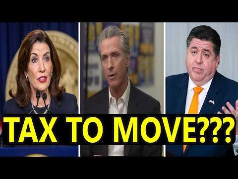 Blue States 'EXIT TAX' Punishing Residents for MOVING to Red States Ignites MASSIVE Backlash!