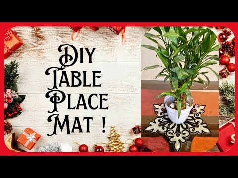 DiyTable PlaceMat/Diyटेबल प्लेसमॅट#yt studio#ChristmasDecoration#youtube video#art#ChristmasOrnament