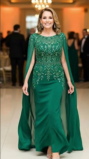 Emerald Green Winter Mother of The Bride Dresses—elegant, Warm and Camera-Ready for Photos All Night