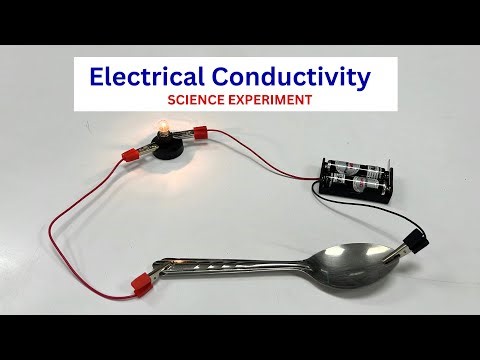 ELECTRICAL CONDUCTIVITY | Conductor and Insulator | Science Experiment