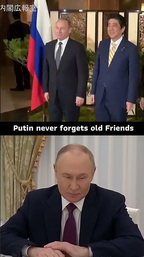 Putin Meets Shinzo Abe’s Widow — He Never Forgets Old Friends