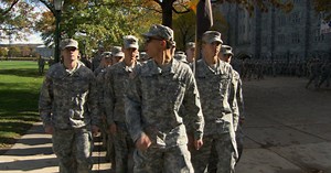 March to the mess hall