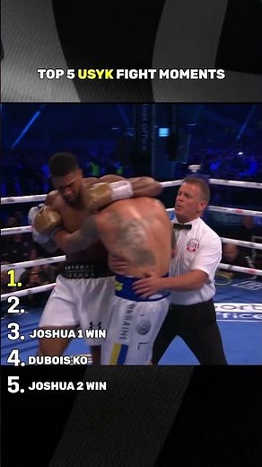 Oleksandr Usyk's Top 5 moments 👑