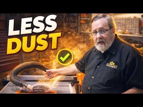 Easy Dust Collection for a Table Saw