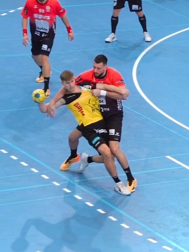 Amazing Defense by Bujar Ramosaj in Handball Match