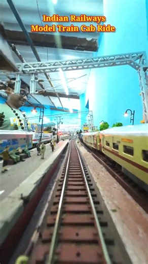 Indian Railways HO Scale Model Train Cab Ride!!! 🔥🔥🔥 #reelitfeelit #indianrailways #hoscale #modeltrains #miniatureart #miniature | Ashim Kumar Sutar