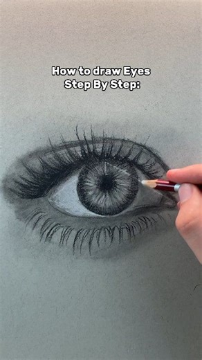 47K views · 440 reactions | How To Draw Eyes Step By Step #drawingtutorial #howtodraw #pencildrawing | Graphite Flow | Facebook