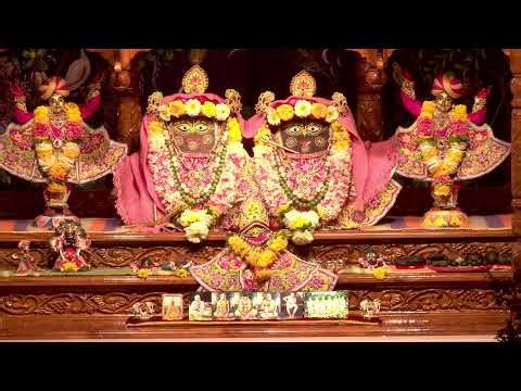 LIVE ISKCON Govardhan || Darshan Ārati & Guru Puja\n 22-02-2026