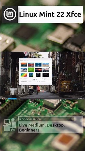 Linux Mint 22 “Wilma” Xfce Quick Overview #shorts