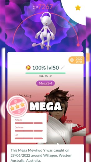 Mega Mewtwo Y Raids in Pokemon GO Fest 2026! Did you get Hundo or Shiny? #pokemon #pokemongo #pogo