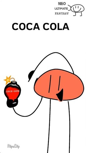 Coca cola espuma (animation meme) #animation #boble #cocacola #flipaclip #sans #bigshot #shorts