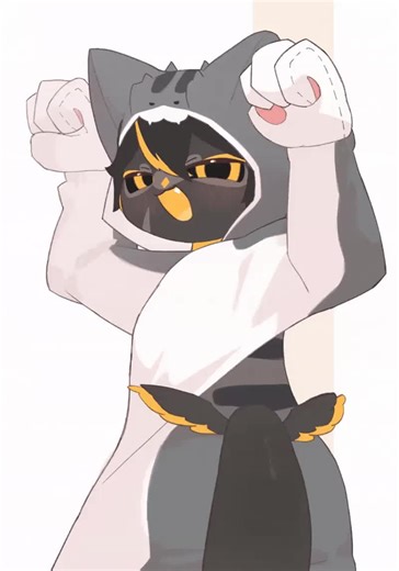 [Orc Animation] A cat orc pet in heat shaking its butt at you in pajamas【兽人动画】发情穿着睡衣对着你摇屁股的猫咪兽人宠物#fursuitmaker #gamermac #teamwork #skibidi #tiktok #dog #cat #furrytiktok #furry #art #kemono #starfox #krystal #fursuiter #mff #gyatt #rizz #ohio #fursuit #costume