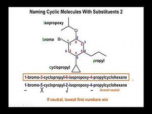 Lec4 - Organic Nomenclature: Cyclic Molecules