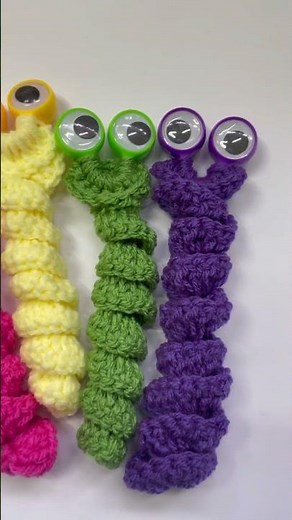 Crochet worry worms for RAOCK