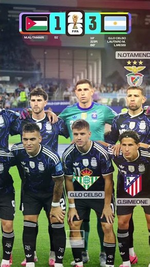 🇦🇷ARGENTINA Starting XI | v Jordan | FIFA World Cup 2026 Group Stage