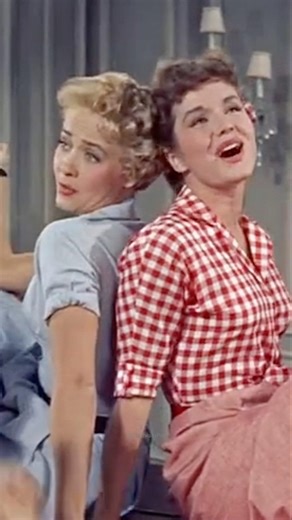Jane Powell and Debbie Reynolds in ATHENA (1954). Read more below.