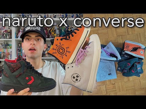 Naruto X Converse: Sneaker Review & On Foot (Itachi, Sasuke & Naruto Pairs)