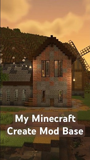 My Minecraft Create Mod Base #minecraft #minecraftcreate #createmod #minecraftbuilds