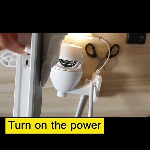 Ubox APP 4G SIM Card Off Grid Solar Powered PTZ Dome Security Camera operate and set up video