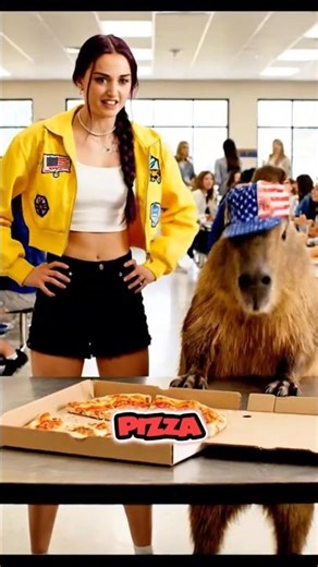 Rumi’s Chili Pizza Prank Almost Got Capybara in Trouble! #capybara
