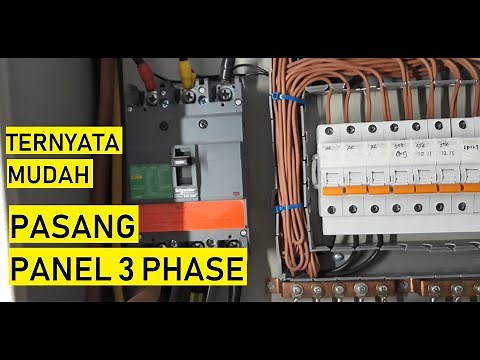 Cara PASANG PANEL Listrik 3 PHASE
