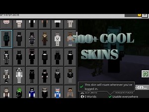 ✅500+COOL SKINS FOR MCPE/MCBE [1.26.3] || WORKS ON HIVE 🔥🔥