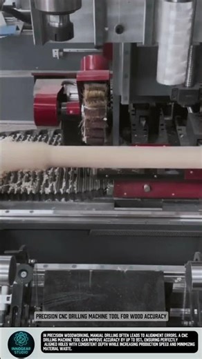 Precision CNC Drilling Machine Tool for Wood Accuracy #tools