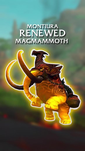 Un Magmamut muy Renovado en World of Warcraft