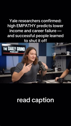 Rick Walter on Instagram: "1. In a 15-year Yale study, researchers tracked professionals across industries. The result was uncomfortable: individuals who scored highest on empathy scales consistently earned less, got promoted slower, and reported higher burnout rates. Feeling too much was costing them everything. 2. Empathy hijacks decision-making. When you absorb others’ emotions, your brain shifts from strategy to rescue mode. You say yes when you should say no. You hesitate when you should cu