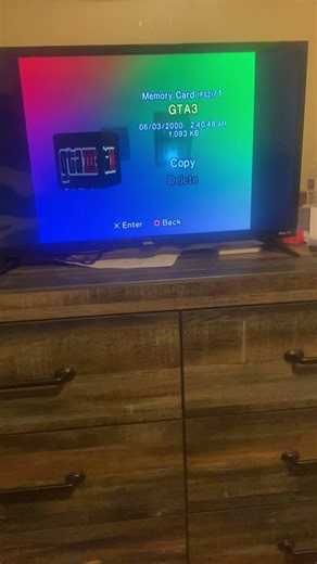 What is on the ps2 memory card #gta3 #retro #2000s #ps2 #playstation #playstation2 #retro #ps5 #ps3