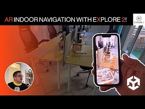 AR Indoor Navigation Using Unity And Explore 2!