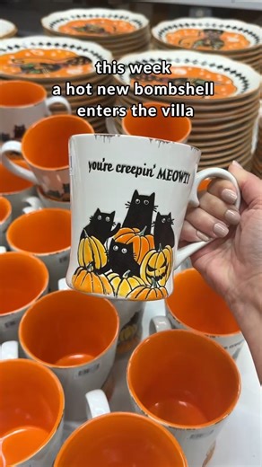 24K views · 408 reactions | A new bombshell (with whiskers ) has entered the villa Serving spooky, sassy, and seriously collectible energy - these Halloween cat pieces are stealing the show! Grab yours today: https://bit.ly/4nMmZg9 | Replacements, Ltd. | Facebook