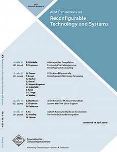 FPGA-Based Dynamically Reconfigurable SQL Query Processing | ACM Transactions on Reconfigurable Technology and Systems