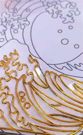 Handmade Gold Wire Mobile Phone Shell: Super Decompression Art