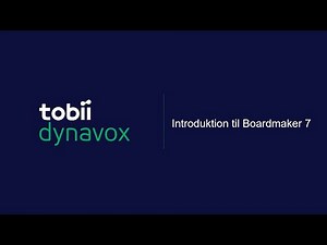 Introduktion til Boardmaker 7